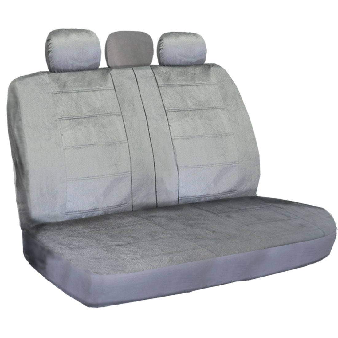 Yupbizauto new grey velour car truck seat cover full set for Toyota Corolla universal size