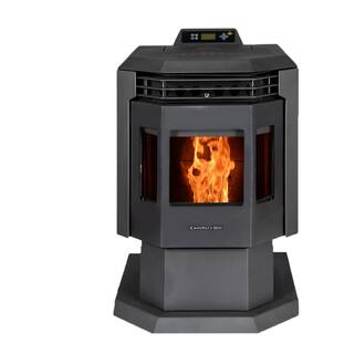 ComfortBilt HP21 Pellet Stove 2400 sq. ft. EPA Certified with Auto Ignition HP21-Black