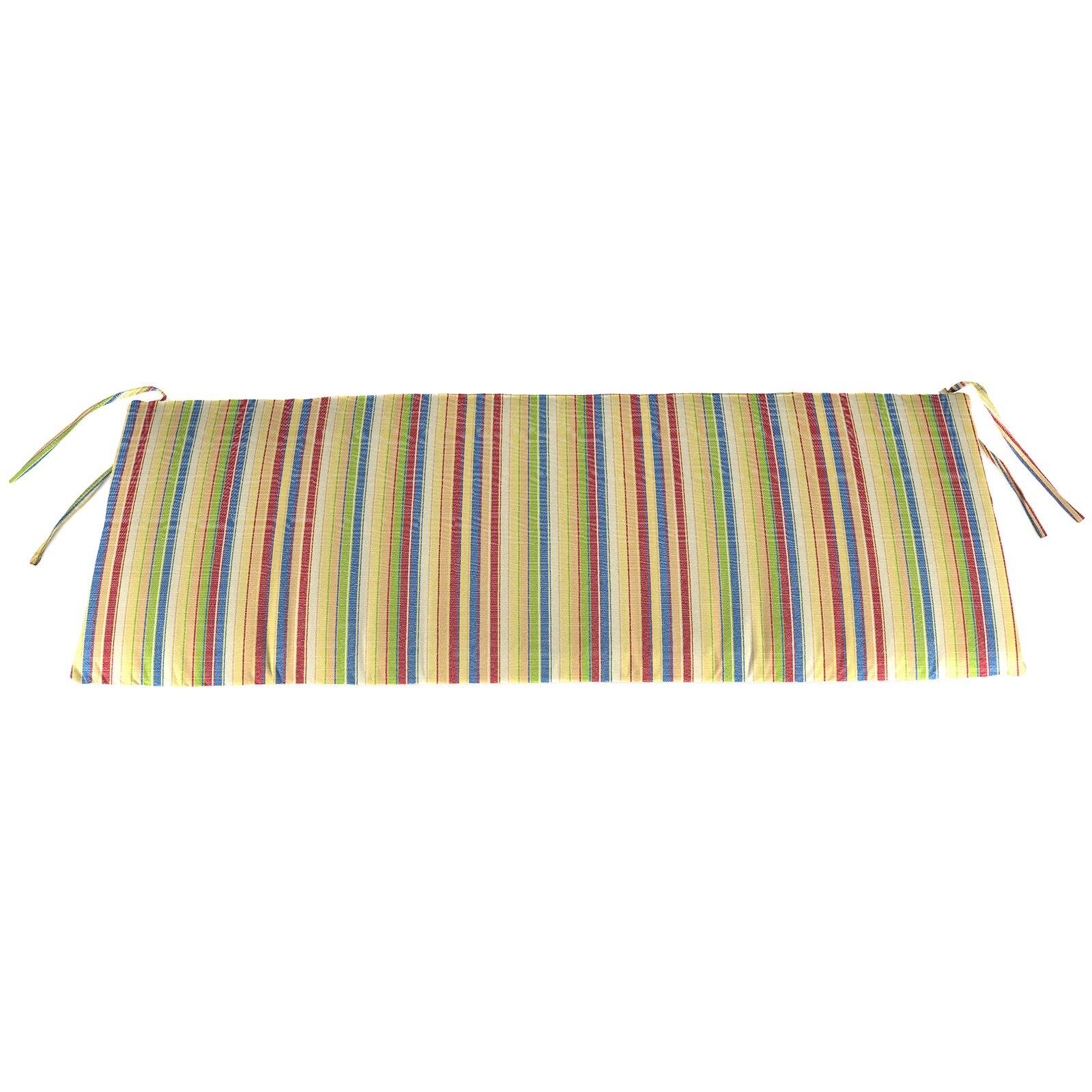 Jordan Manufacturing Sunbrella Rectangular 59 x 18.5 in. Bench Cushion