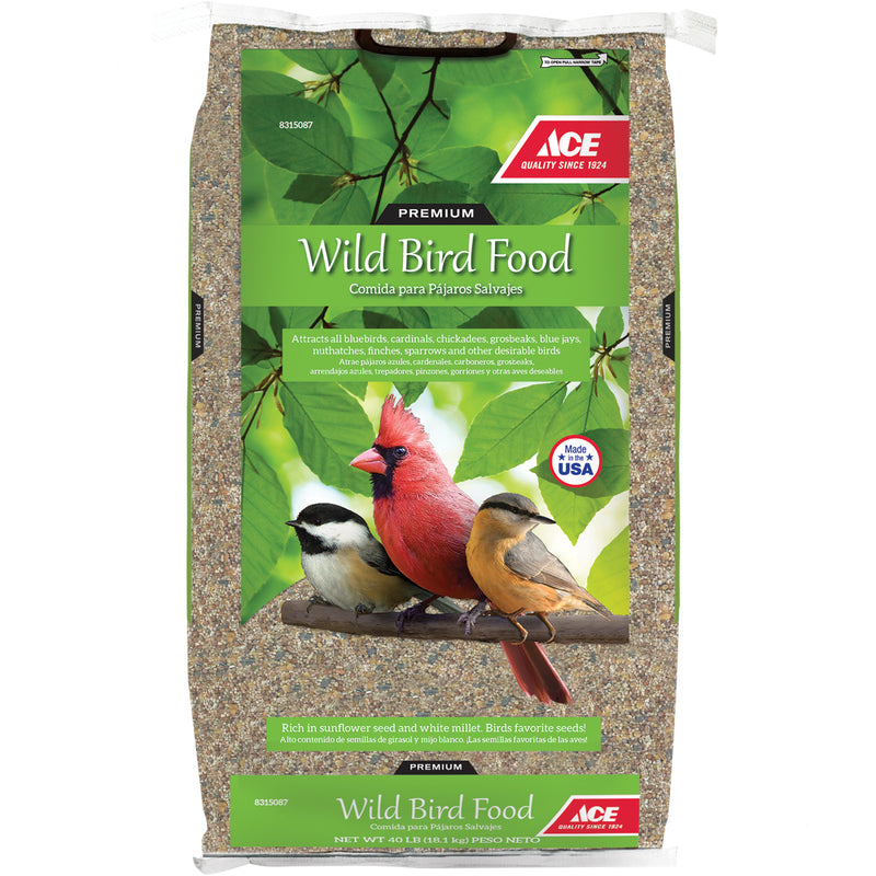 ACE WILD BIRD FOOD 40LB