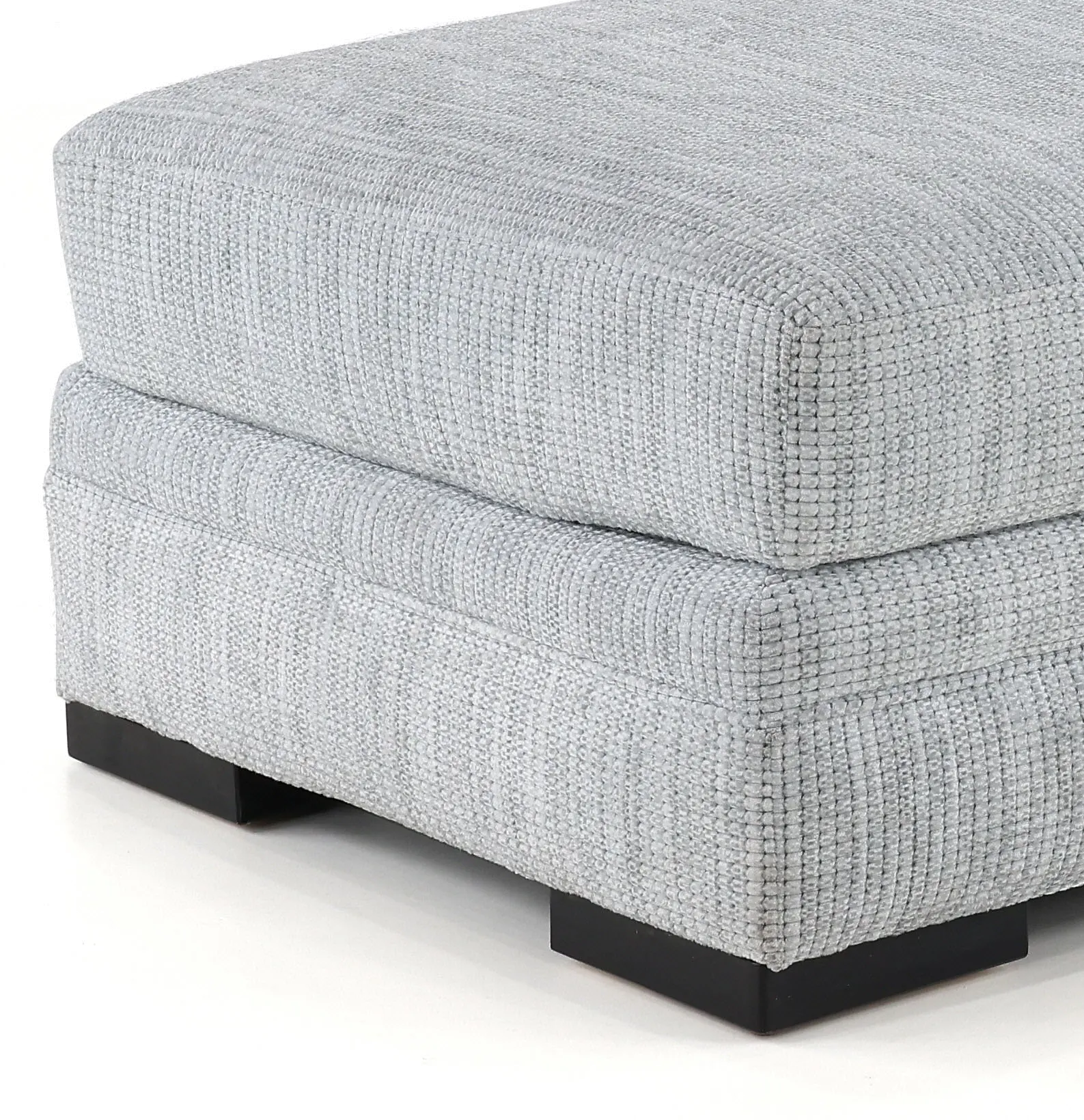 Piccolo Gray Ottoman