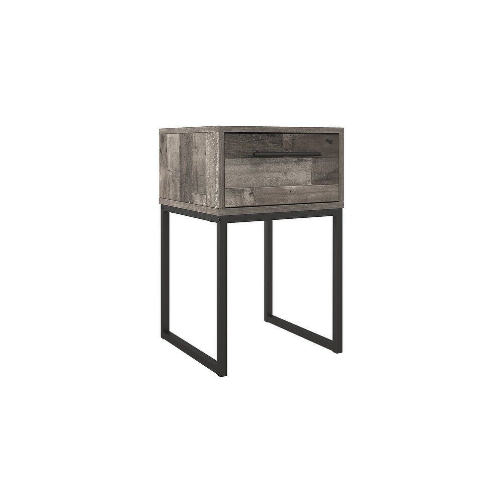 Ashley Furniture Neilsville Multi Gray Single Drawer Night Stand