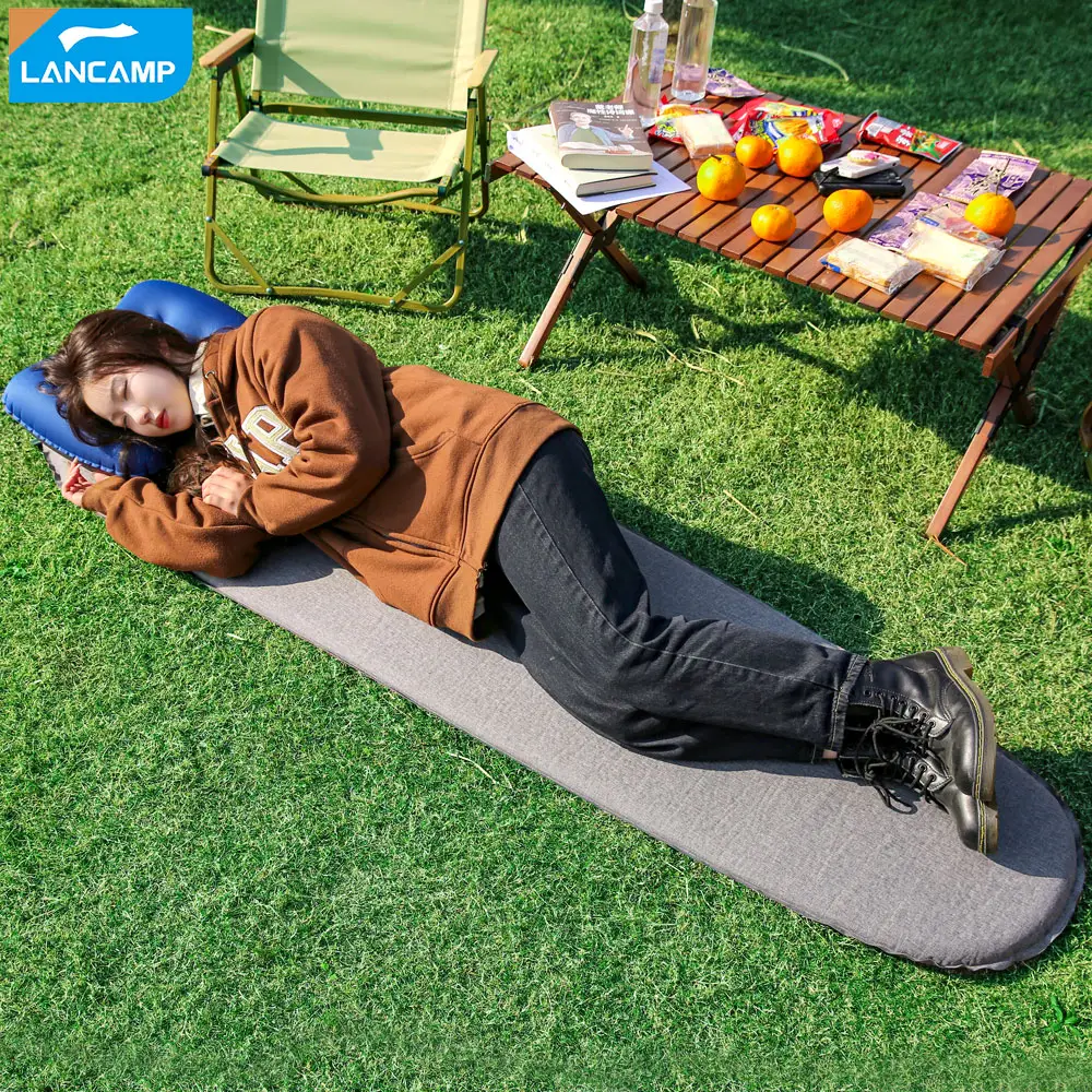 Waterproof printed outdoor camping Portable Durable Hiking Foam Camping Mat inflatable Sleeping Pad