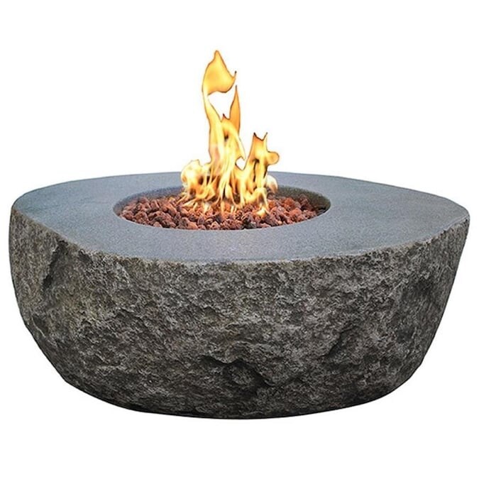 Elementi Boulder Outdoor Fire Pit Table 43\