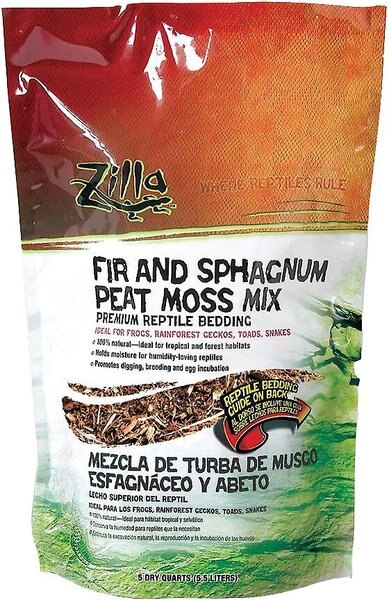 Zilla Fir and Sphagnum Peat Moss Jungle Mix Reptile Bedding