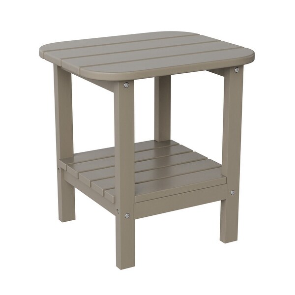 Commercial Grade AllWeather Adirondack Style Patio Side Table