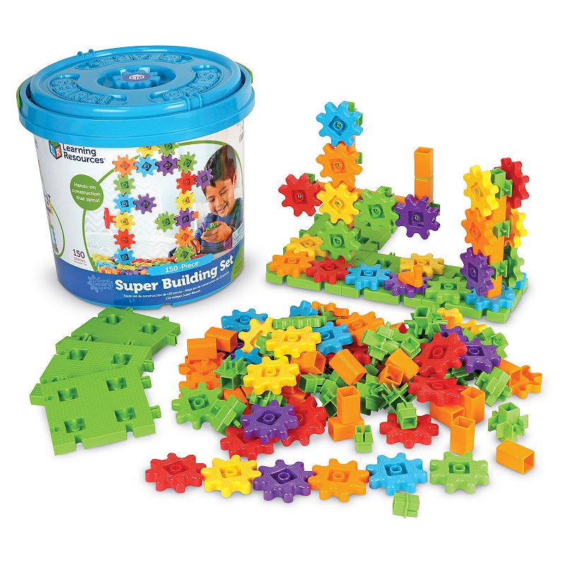 Learning Resources Gears! Gears! Gears! 150-pc. Super Building Set