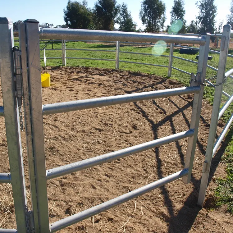 China Supplier Supply Cheap Heavy Duty Corral Goat Cattle Fence Panels On Farm