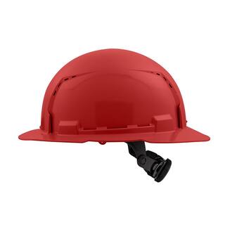 MW BOLT Red Type 1 Class C Full Brim Vented Hard Hat with 6-Point Ratcheting Suspension (10-Pack) 48-73-1229X10