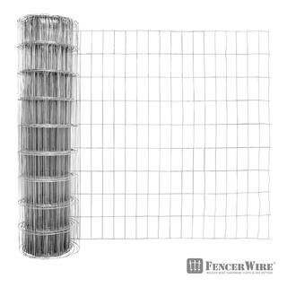 Fencer Wire 6 ft. x 50 ft. 14-Gauge Welded Wire Fence with Mesh 2 in. x 4 in. WB14-6X50M24