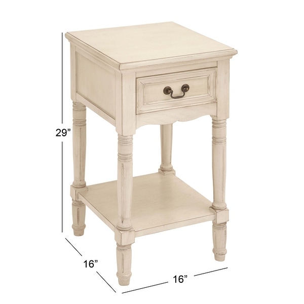 MDF Traditional Accent Table 29 x 16 x 16