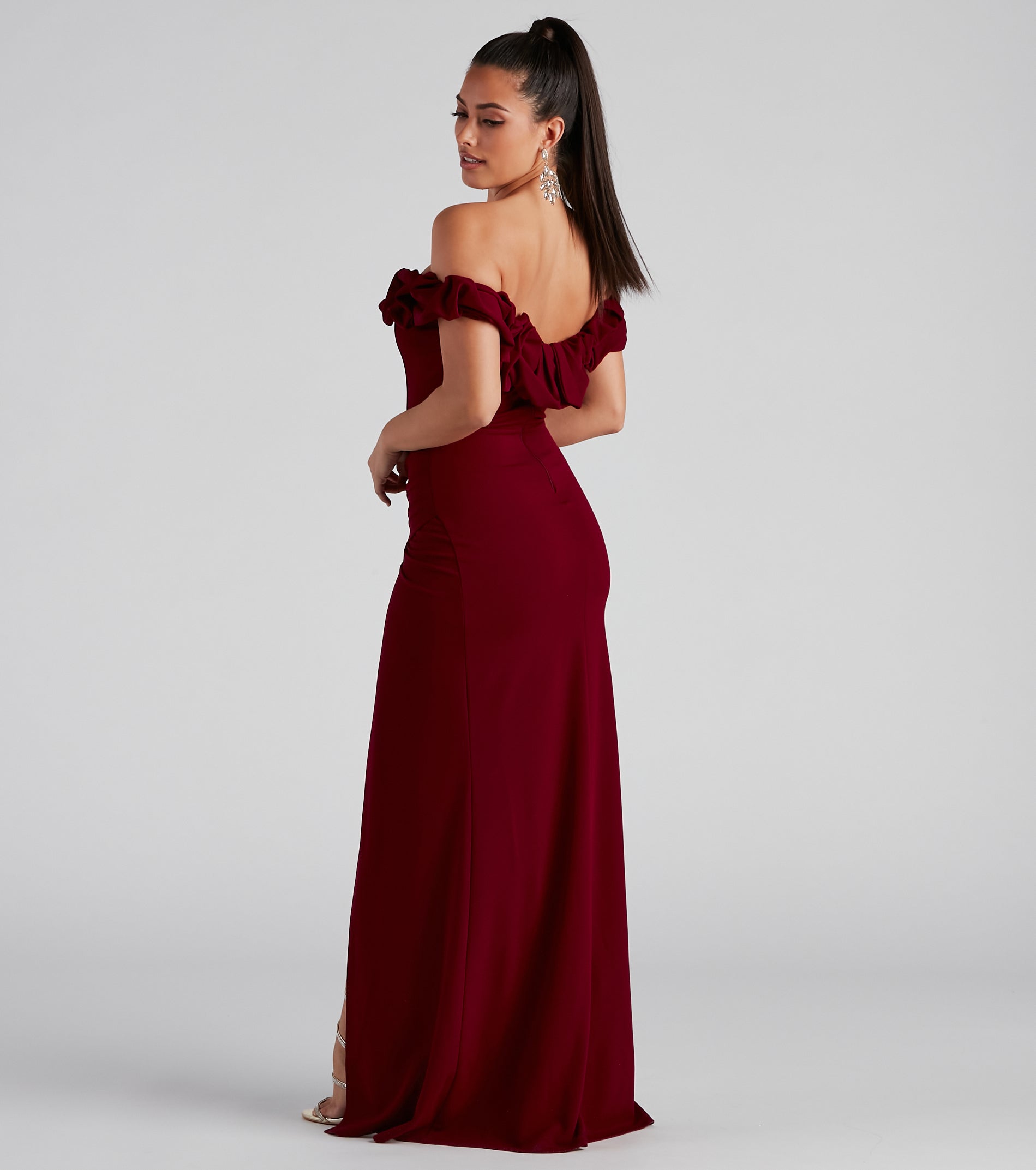 Leslie Off-The-Shoulder Mermaid Dress