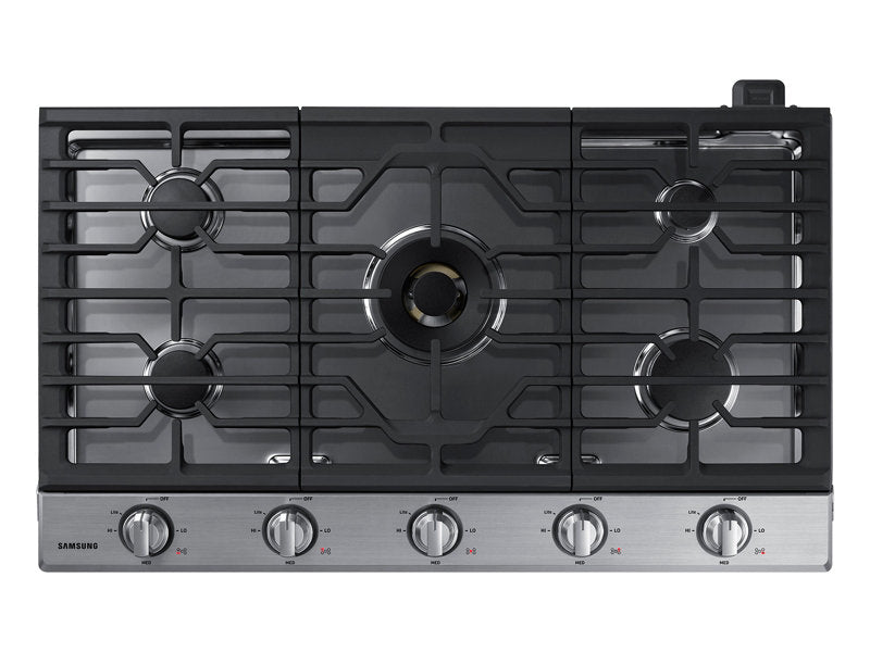 36 Inch Gas Cooktop with 22K BTU True Dual Power Burner