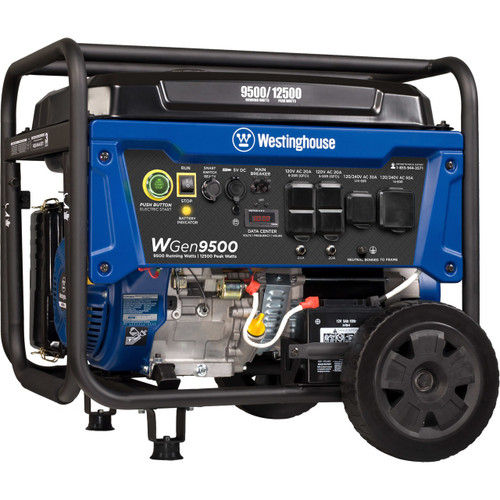 Westinghouse WGen9500DF  9500W Dual Fuel  Electric Start Portable Generator