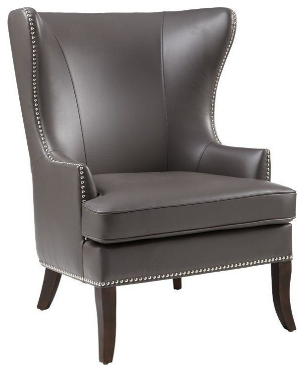 Paxton Armchair   Grey   Transitional   Armchairs And Accent Chairs   by Virgil Stanis Design  Houzz