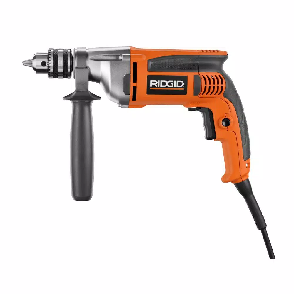 RIDGID 8 Amp Corded 1/2 in. Heavy-Duty Variable Speed Reversible Drill and#8211; XDC Depot