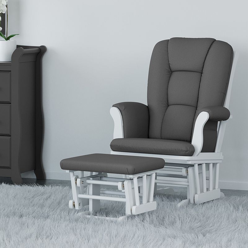 Storkcraft Tuscany Glider Chair and Ottoman