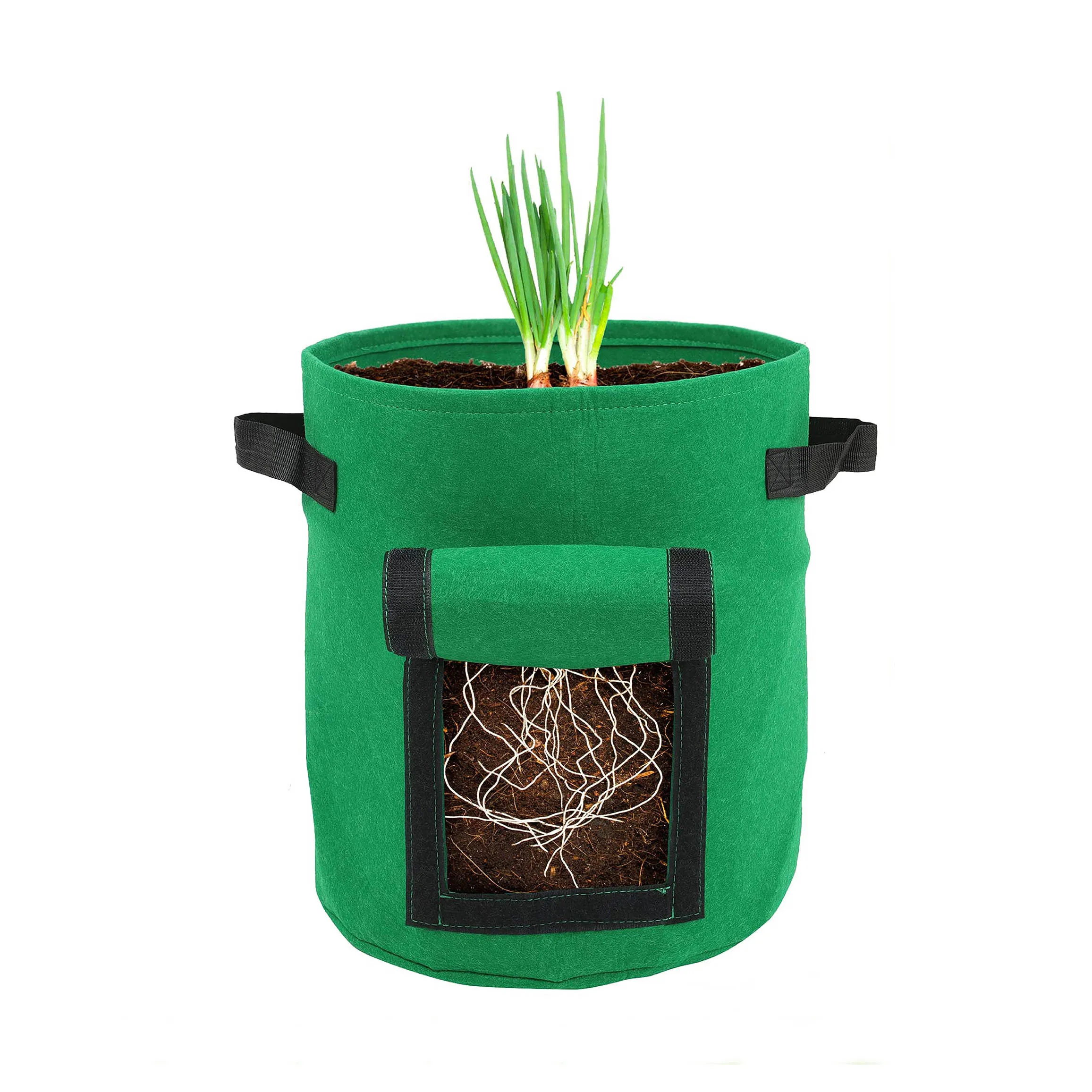 Fabric Grow Root Control Container Plant Pot For Supplies Felt Potato Mushroom Fabric Plant Grow Bag