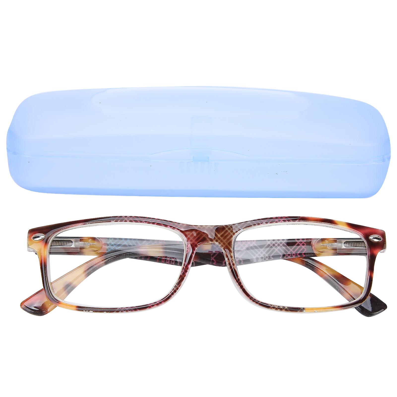 Blue Light Blocking Reading Glasses Unisex Simple Retro Portable Presbyopic Glasses+150