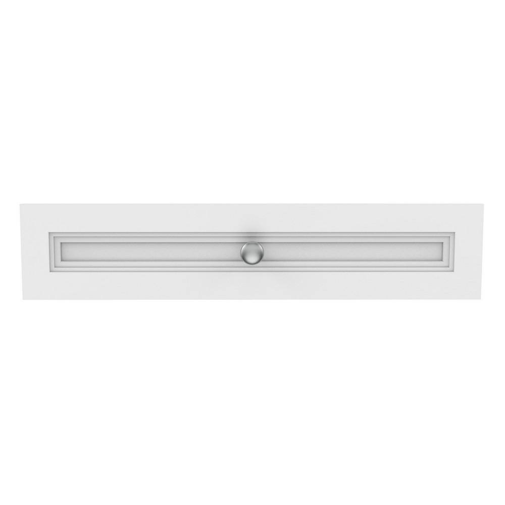 ClosetMaid Selectives 5 in. H x 23.5 in. W White Wood Drawer with Silver Handle 54944