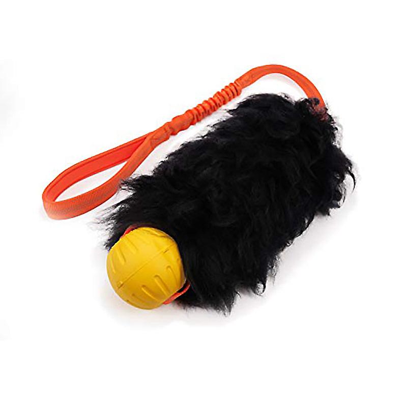 Interactive bungee dog tug toy