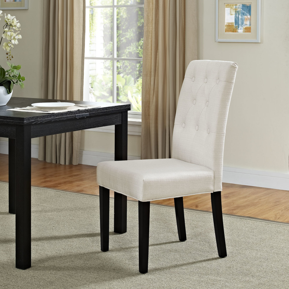 Matlock Dining Fabric Side Chair   Transitional   Dining Chairs   by HedgeApple  Houzz