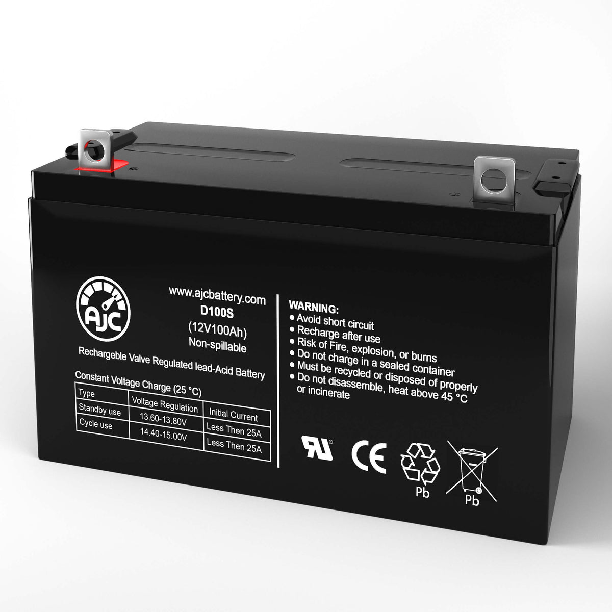 Alpha Technologies AS 310036 12V 100Ah UPS Replacement Battery BatteryClerkcom UPS