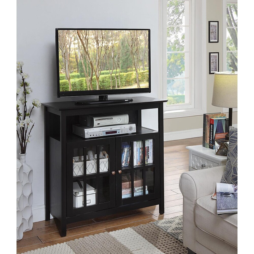 Convenience Concepts Big Sur Highboy 40 inch TV Stand with Storage Cabinets