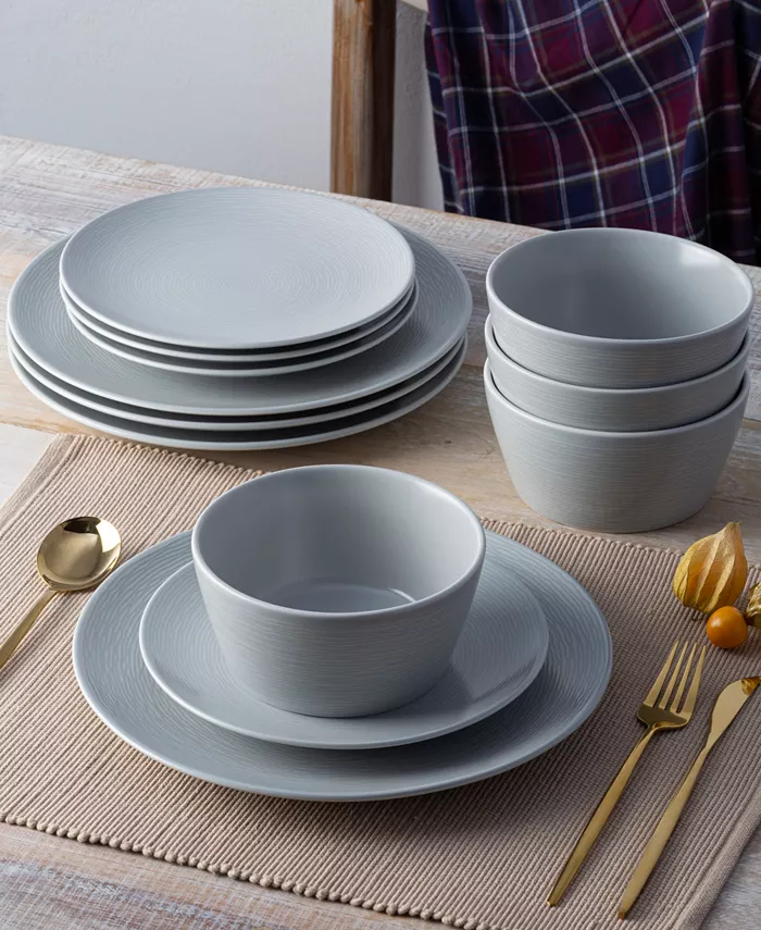 Noritake Colorscapes Swirl Coupe Dinnerware Collection