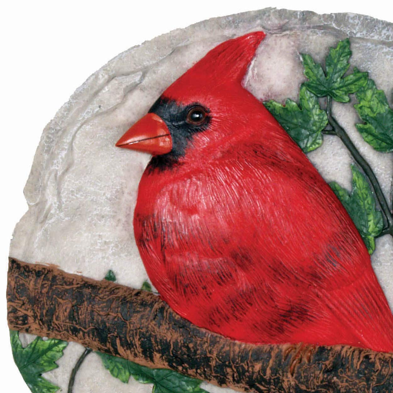 Red Cardinal Decorative Garden Stone