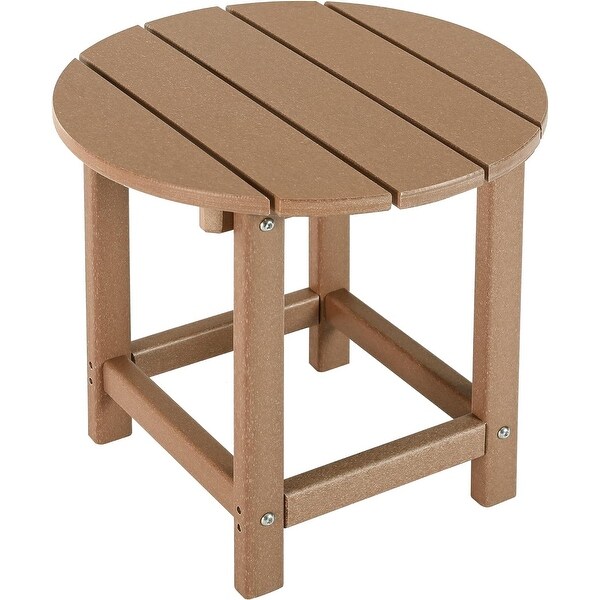 Round Adirondack Side Table End Table，Outdoor Side Tables