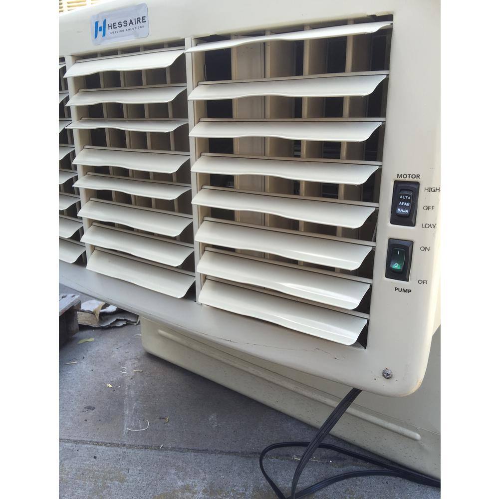 Hessaire 4800 CFM 120-Volt 2-Speed Window Evaporative Cooler for 1800 sq. ft. (with Motor) W48