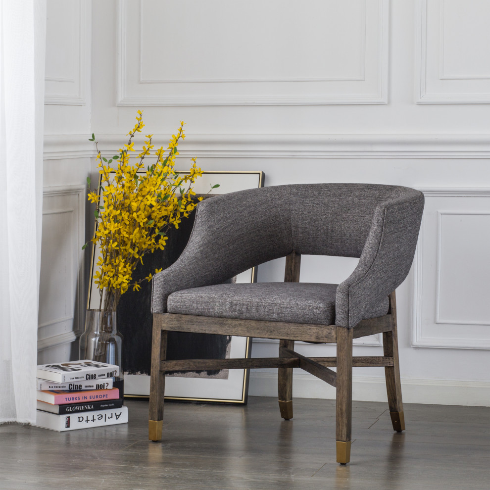 Sebastian Chair   Transitional   Armchairs And Accent Chairs   by HedgeApple  Houzz