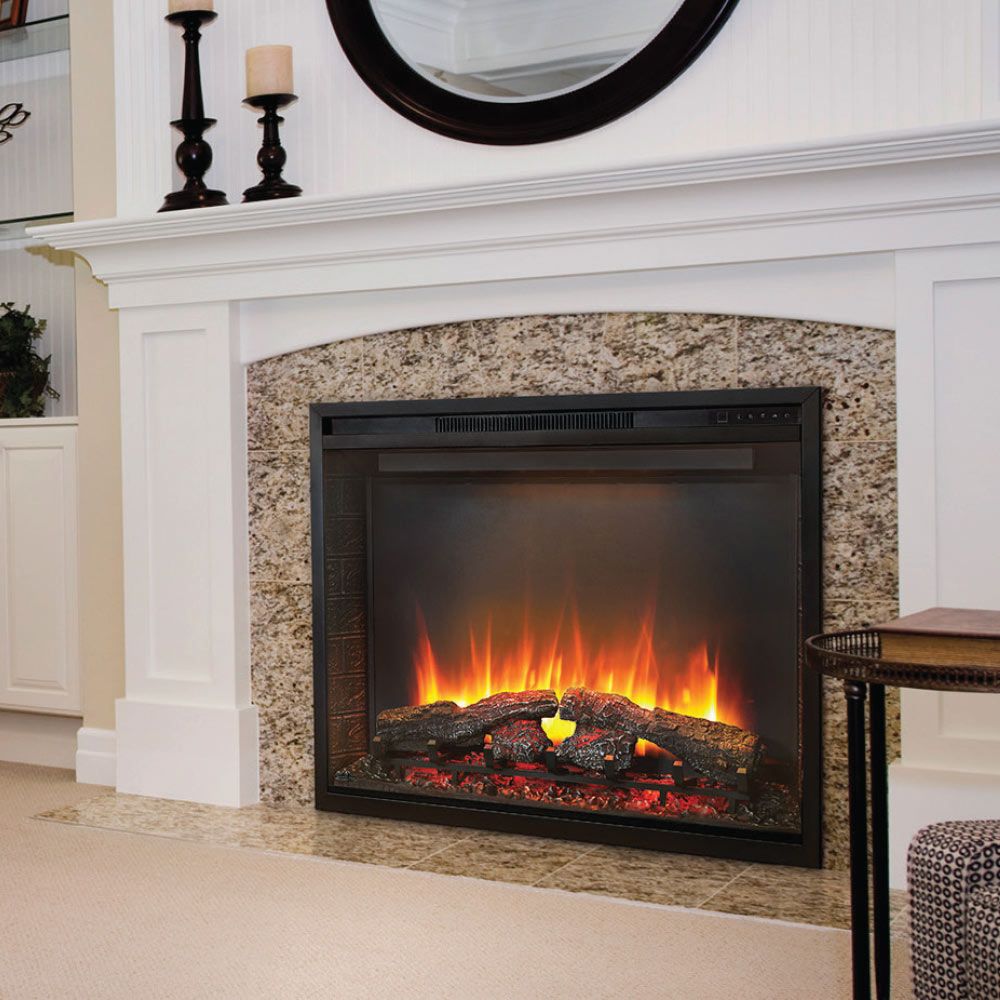 Napoleon Element 36 inch Built-In Electric Fireplace - Black, NEFB36H-BS