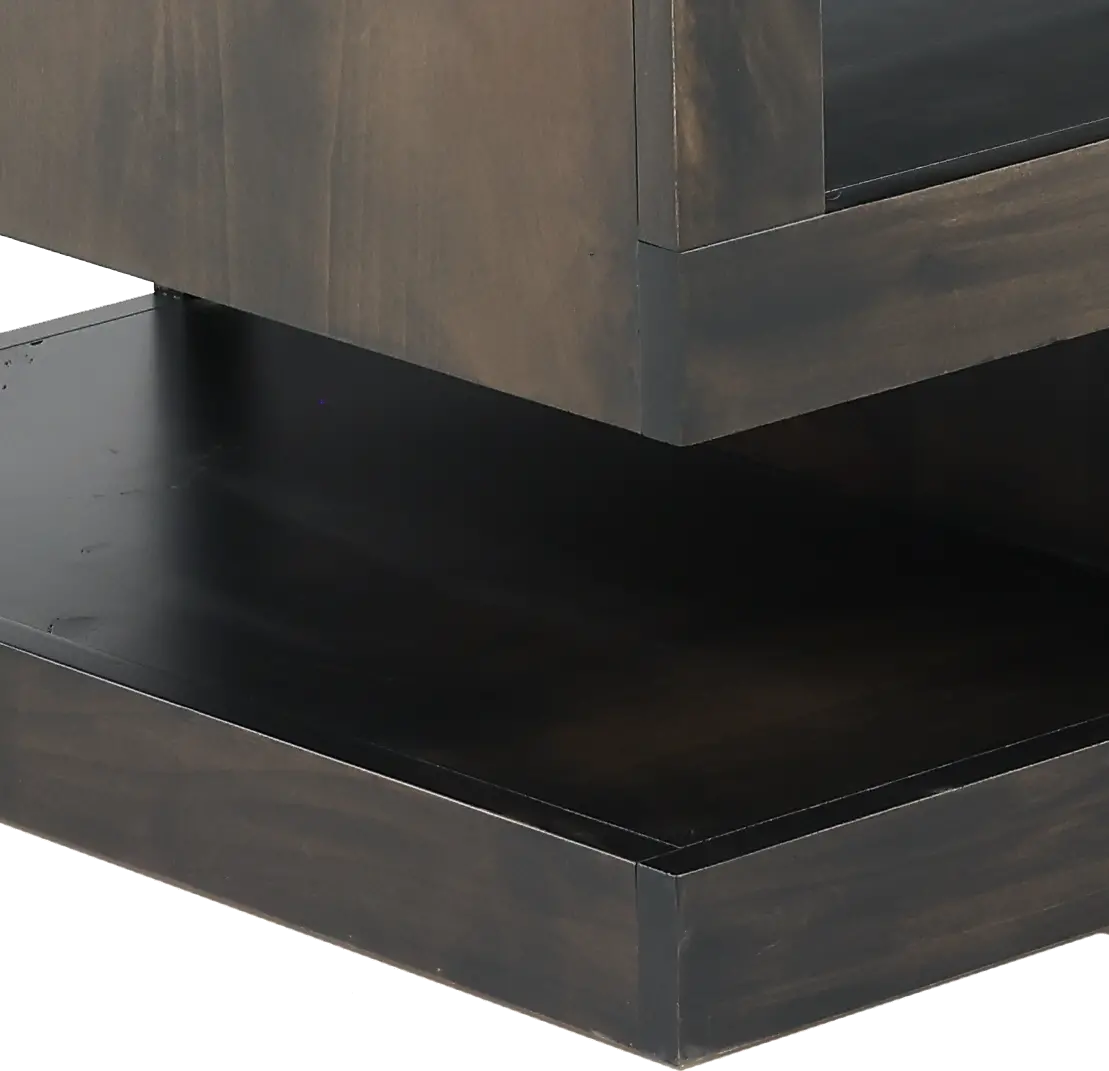 Avery Loft Ghost Black Coffee Table