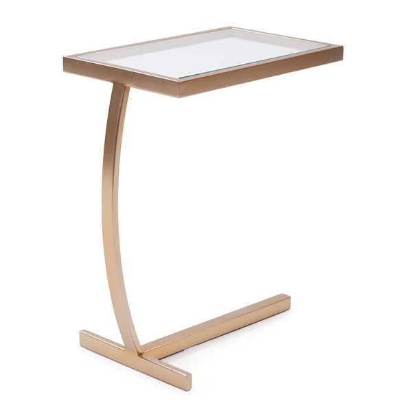 Dark Brushed Brass Side Table