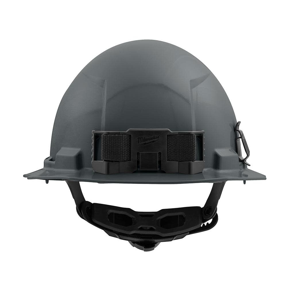 Milwaukee Gray Full Brim Hard Hat with 6pt Ratcheting Suspension Type 1 Class E 48-73-1135 from Milwaukee