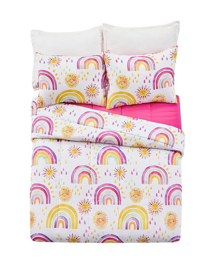 Urban Playground Rainbows and Suns 2 Piece Comforter Set  Twin  Twin XL