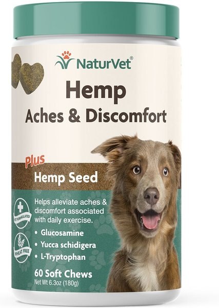 NaturVet Hemp Soft Chews Joint Supplement for Dogs