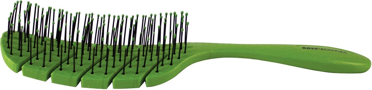 Bass Brushes The BIO-FLEX Pet Brush， Green