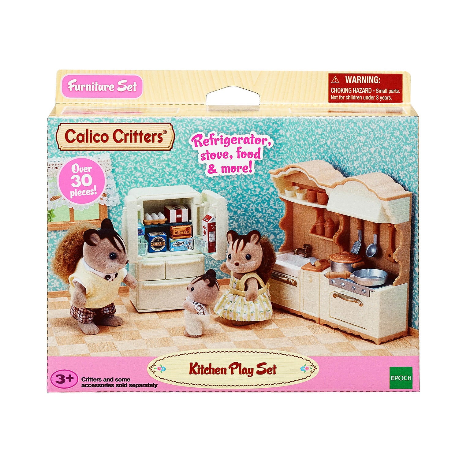 Calico Critters Kitchen Playset, Dollhouse Furniture and Accessories