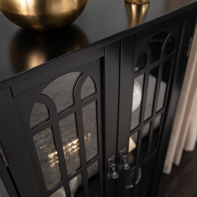 Monsaro Media Cabinet Black Aiden Lane