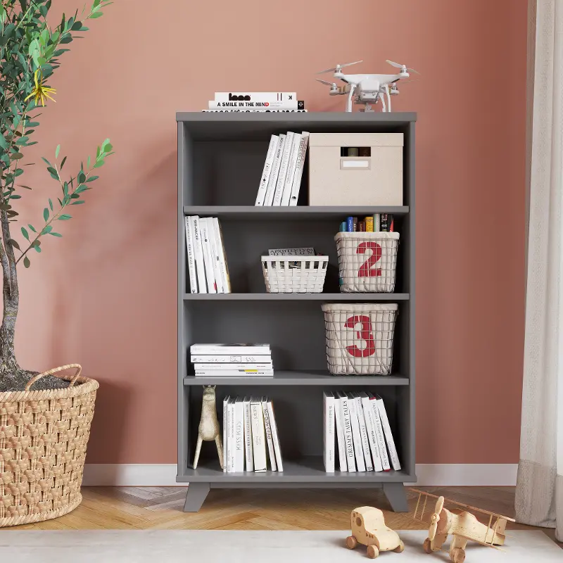 Soho Cool Gray Bookshelf