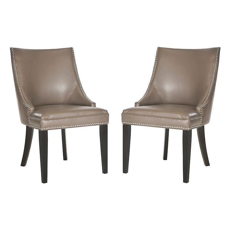 Safavieh 2-pc. Afton Bicast Leather Side Chair Set