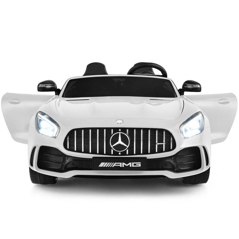 Licensed Mercedes Benz AMG GTR 2-Seater Ride-on Car 12V Battery Powered Vehicle Kids Riding Toy Car with Remote