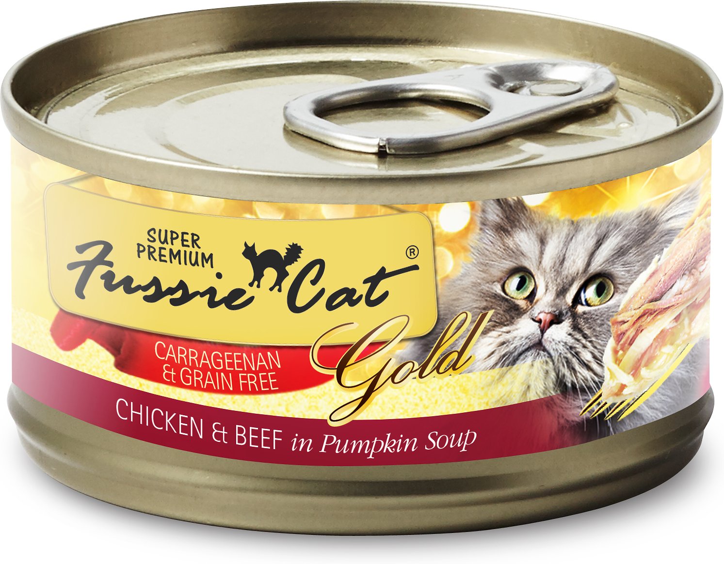 Fussie Cat Super Premium Chicken and Beef In Pumpkin Soup Grain Free Wet