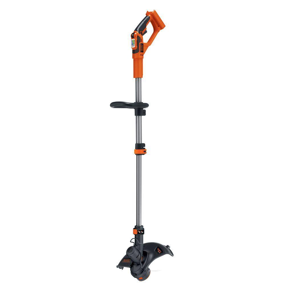 BLACK+DECKER 40V MAX Cordless Battery Powered 2-in-1 String Trimmer  Lawn Edger (Tool Only) LST136B