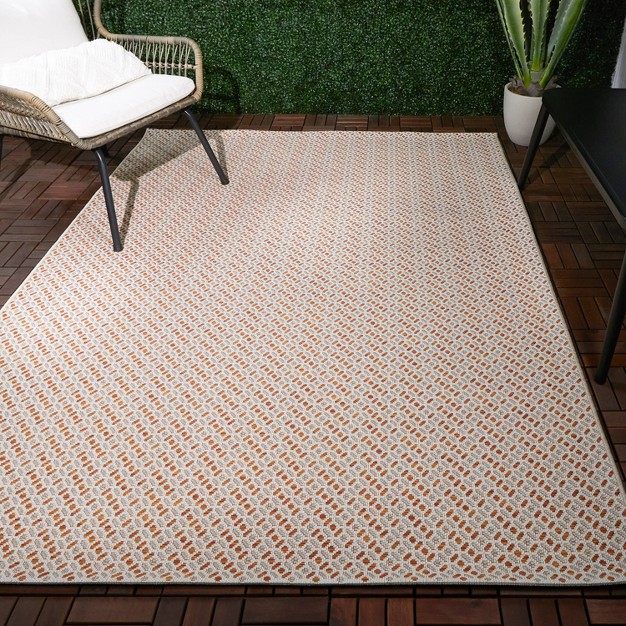 Circle Pattern Outdoor Rug