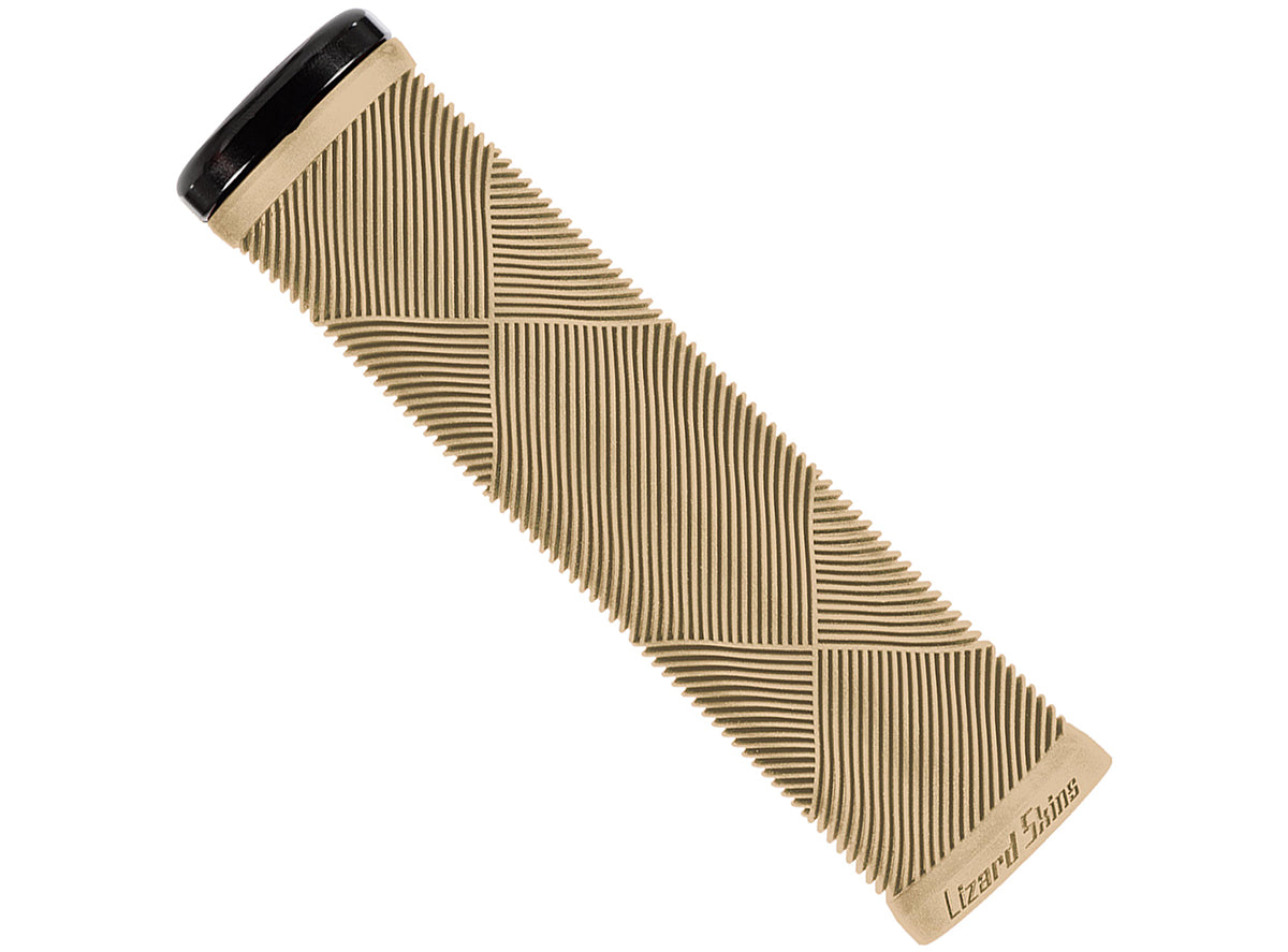 Lizard Skins Strata Lock On MTB Grip - Sand Tan
