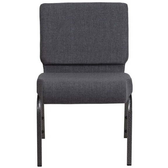 HERCULES Series 21W Church Chair in Dark Gray Fab...